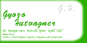 gyozo hutvagner business card